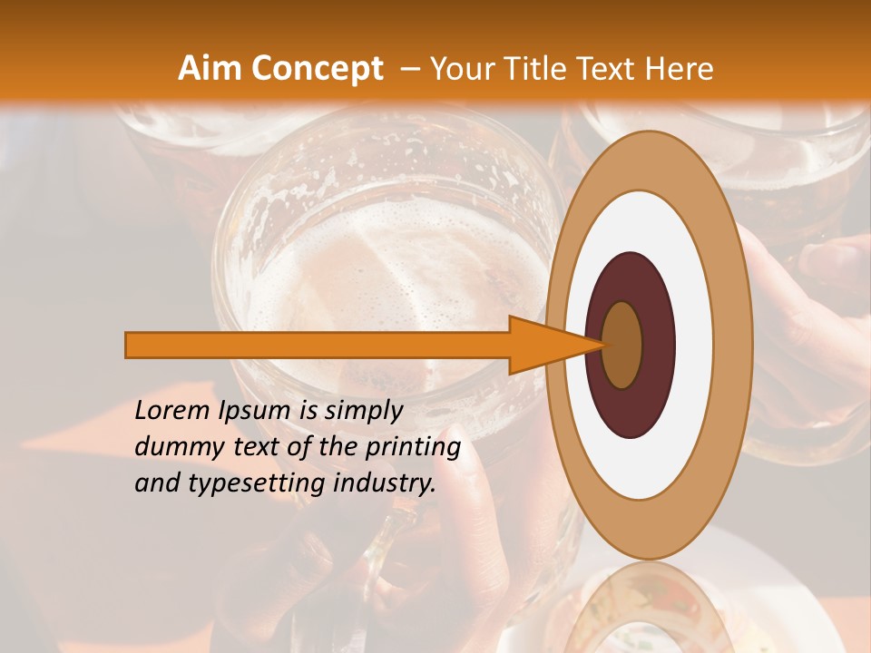 Germany Glass Tracht PowerPoint Template