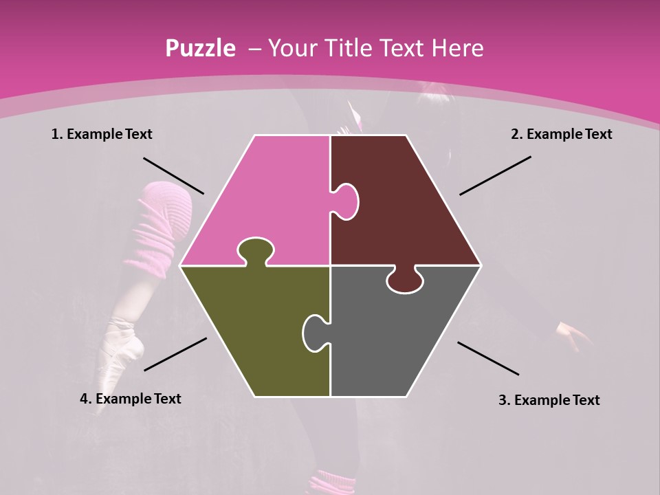 Modern Dancer Poses PowerPoint Template