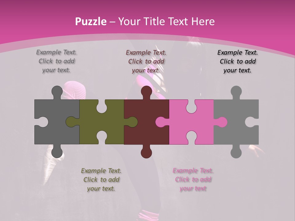 Modern Dancer Poses PowerPoint Template