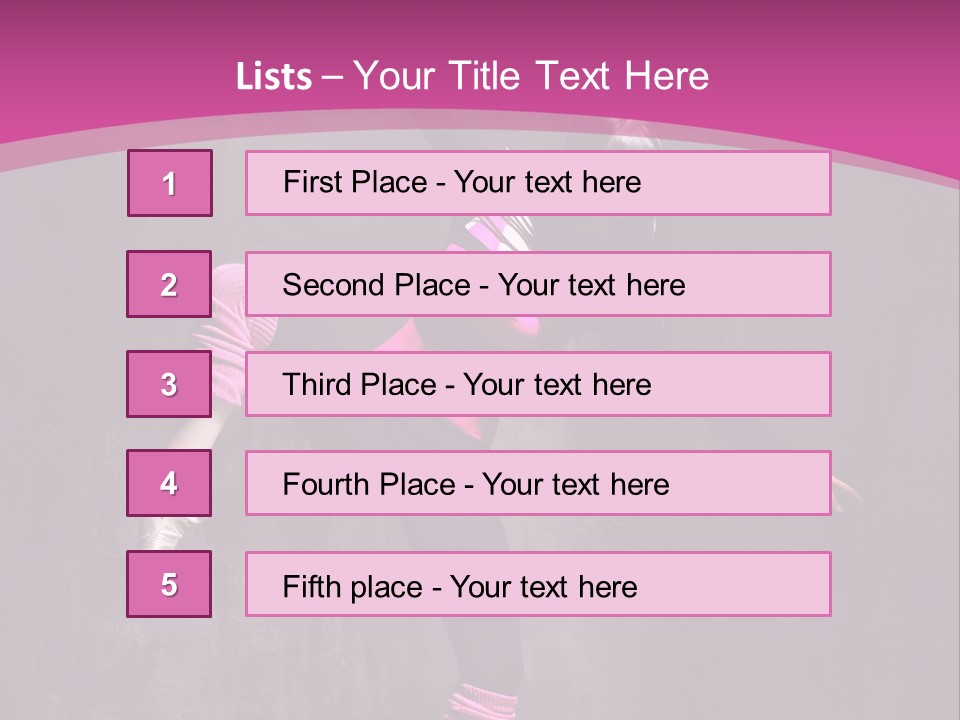 Modern Dancer Poses PowerPoint Template