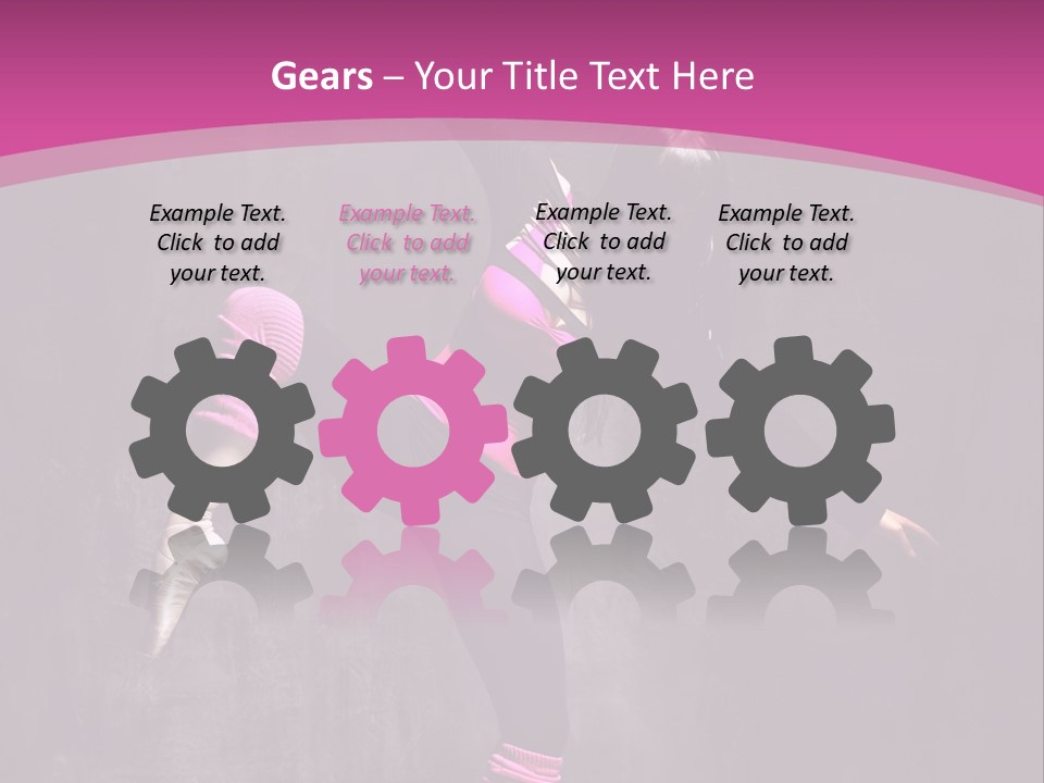 Modern Dancer Poses PowerPoint Template