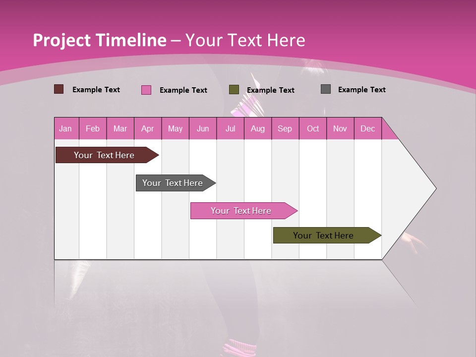 Modern Dancer Poses PowerPoint Template