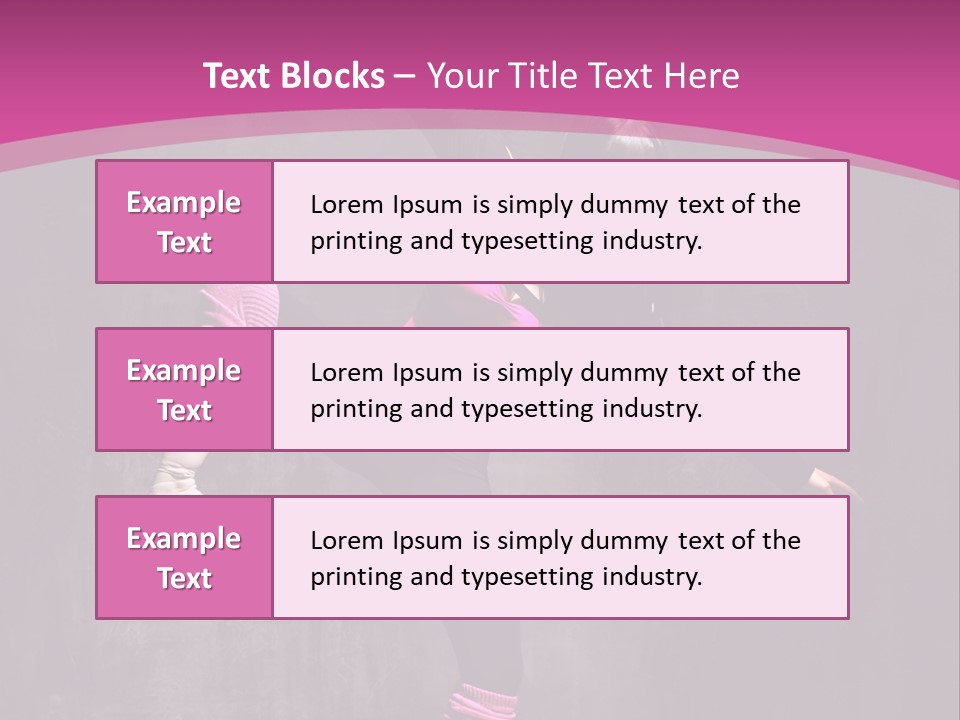 Modern Dancer Poses PowerPoint Template