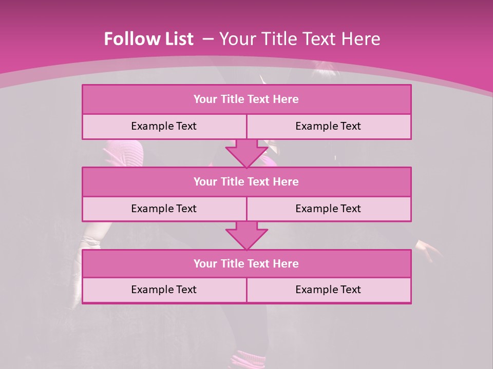 Modern Dancer Poses PowerPoint Template