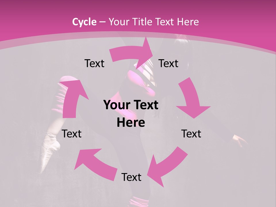 Modern Dancer Poses PowerPoint Template