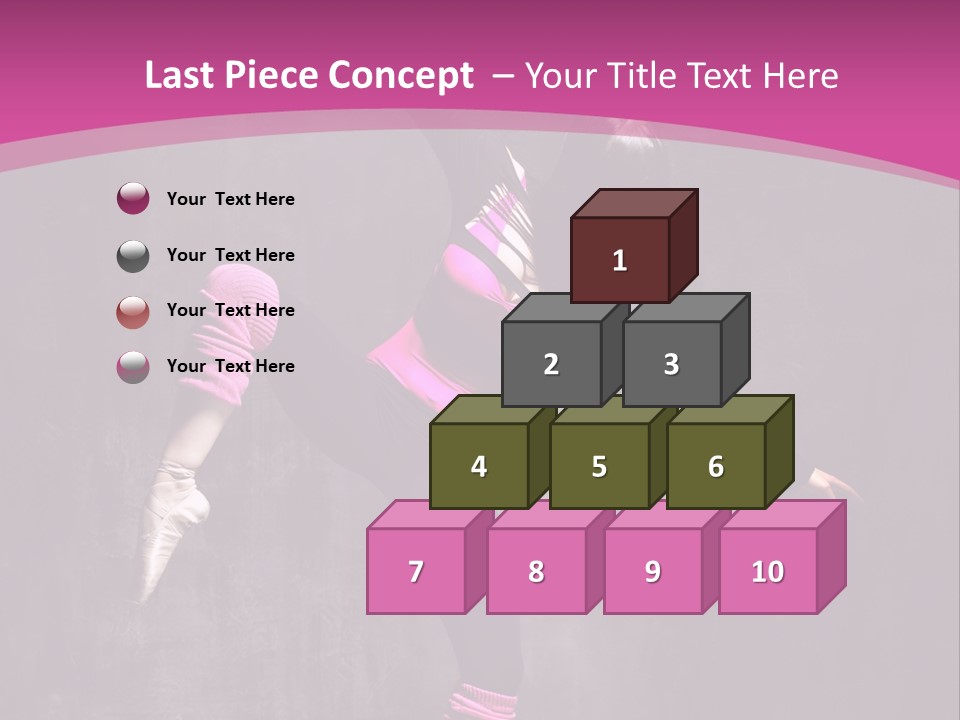 Modern Dancer Poses PowerPoint Template