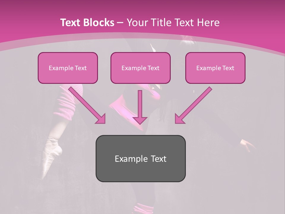 Modern Dancer Poses PowerPoint Template