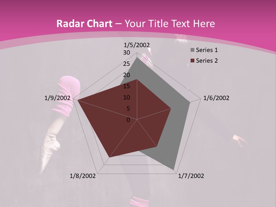 Modern Dancer Poses PowerPoint Template