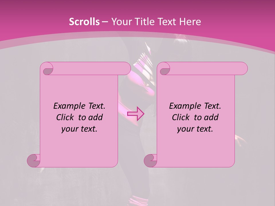 Modern Dancer Poses PowerPoint Template