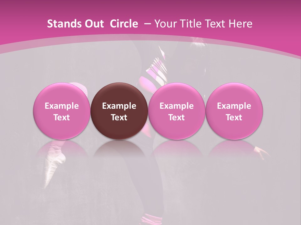 Modern Dancer Poses PowerPoint Template