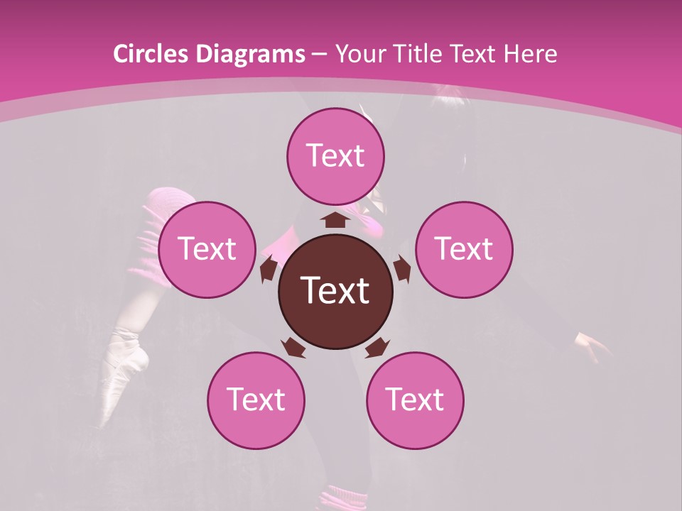 Modern Dancer Poses PowerPoint Template