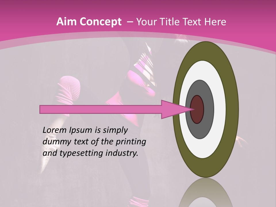 Modern Dancer Poses PowerPoint Template