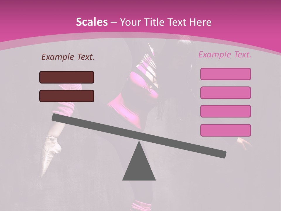 Modern Dancer Poses PowerPoint Template