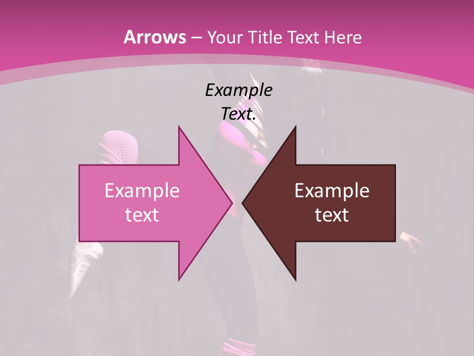 Modern Dancer Poses PowerPoint Template