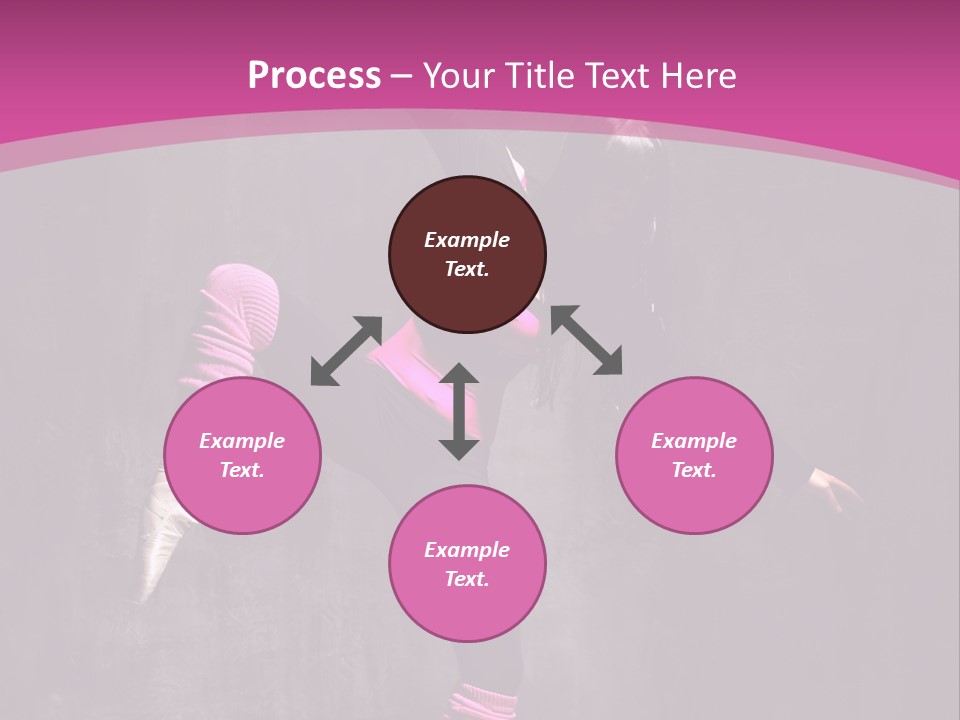 Modern Dancer Poses PowerPoint Template