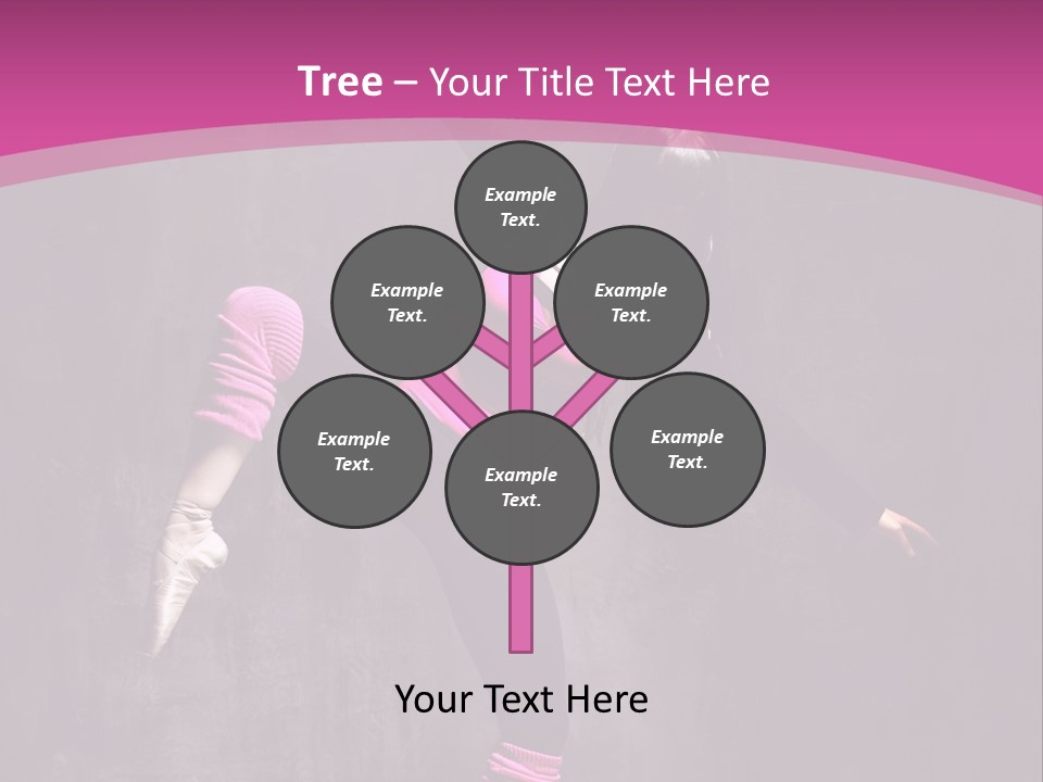 Modern Dancer Poses PowerPoint Template