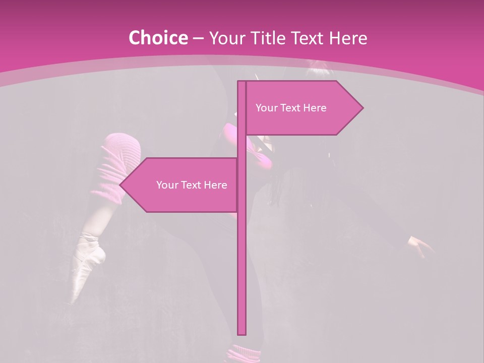 Modern Dancer Poses PowerPoint Template