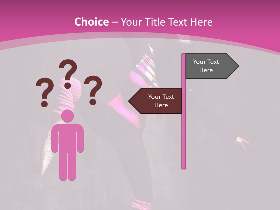 Modern Dancer Poses PowerPoint Template