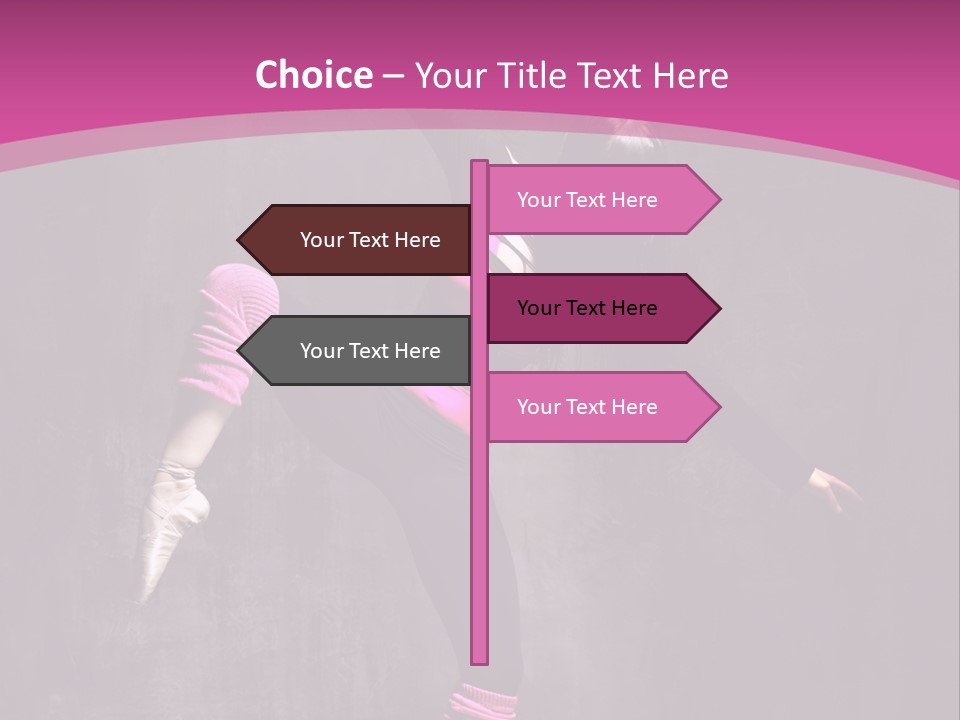 Modern Dancer Poses PowerPoint Template