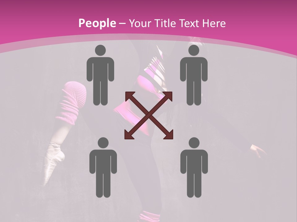 Modern Dancer Poses PowerPoint Template