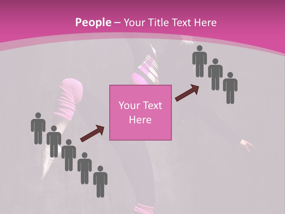 Modern Dancer Poses PowerPoint Template