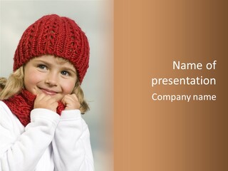 Portrait Young Childhood PowerPoint Template