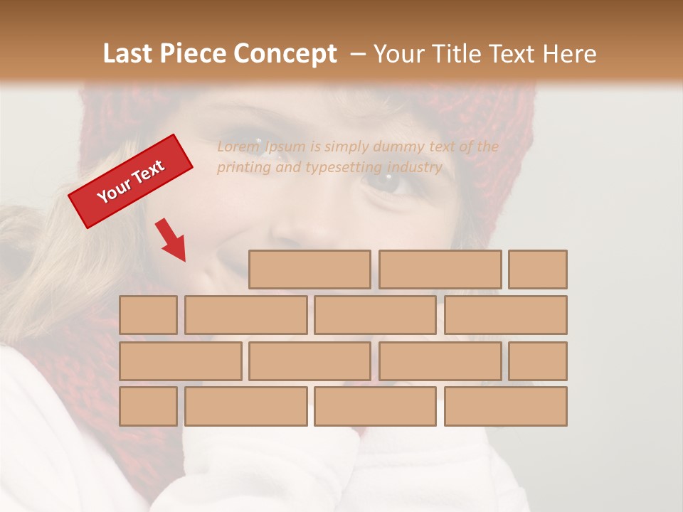 Portrait Young Childhood PowerPoint Template