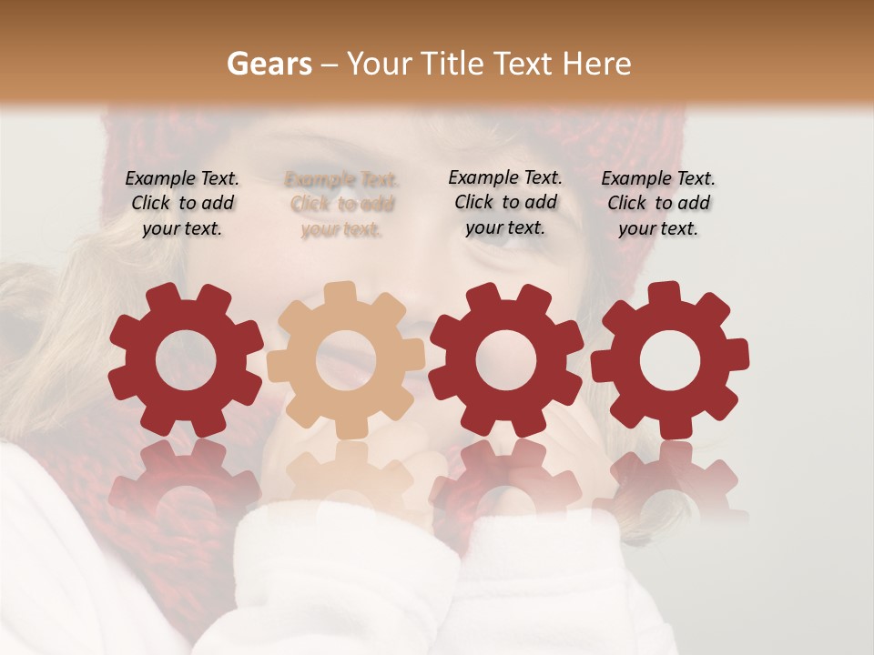 Portrait Young Childhood PowerPoint Template