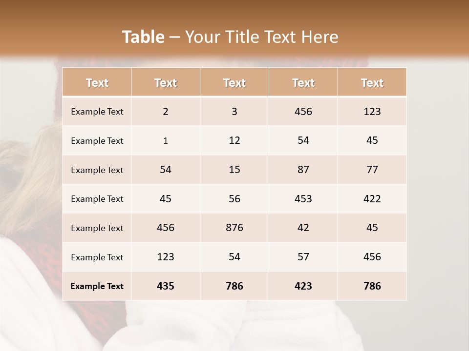 Portrait Young Childhood PowerPoint Template