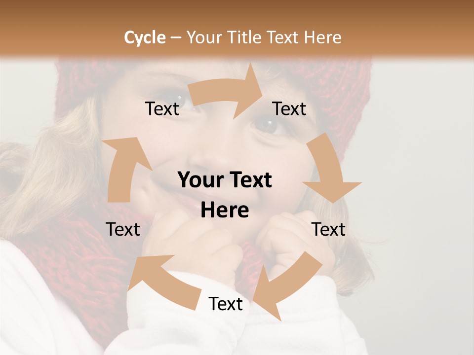 Portrait Young Childhood PowerPoint Template