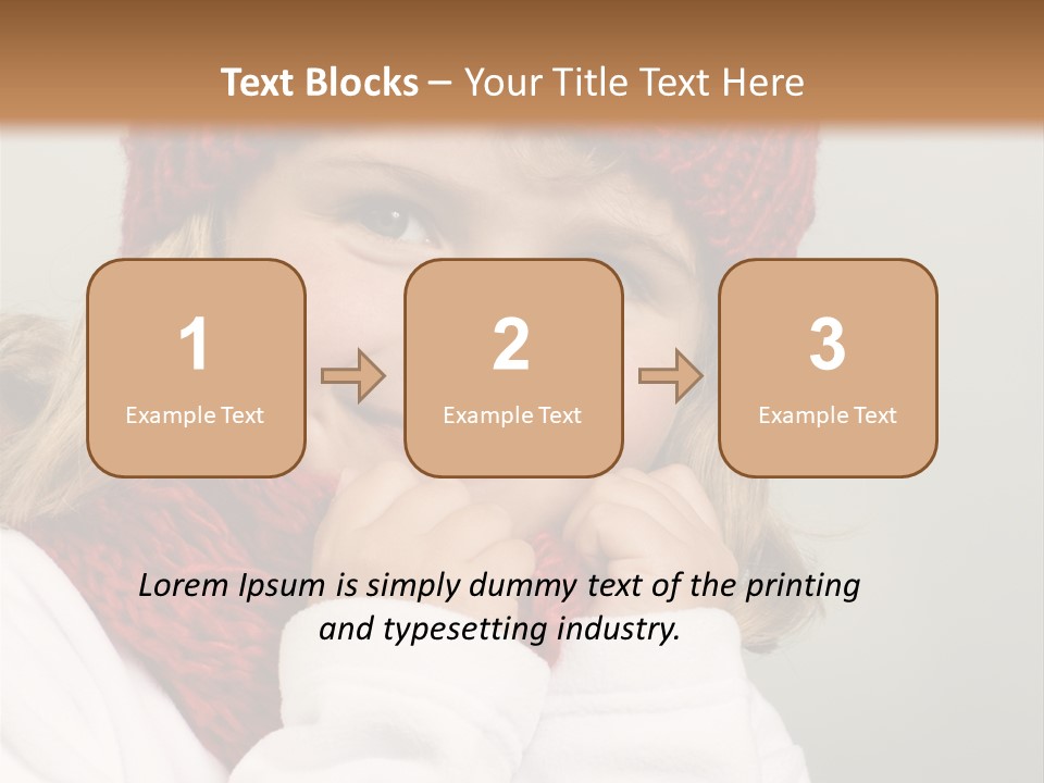 Portrait Young Childhood PowerPoint Template