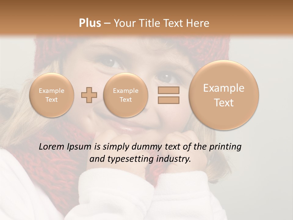 Portrait Young Childhood PowerPoint Template