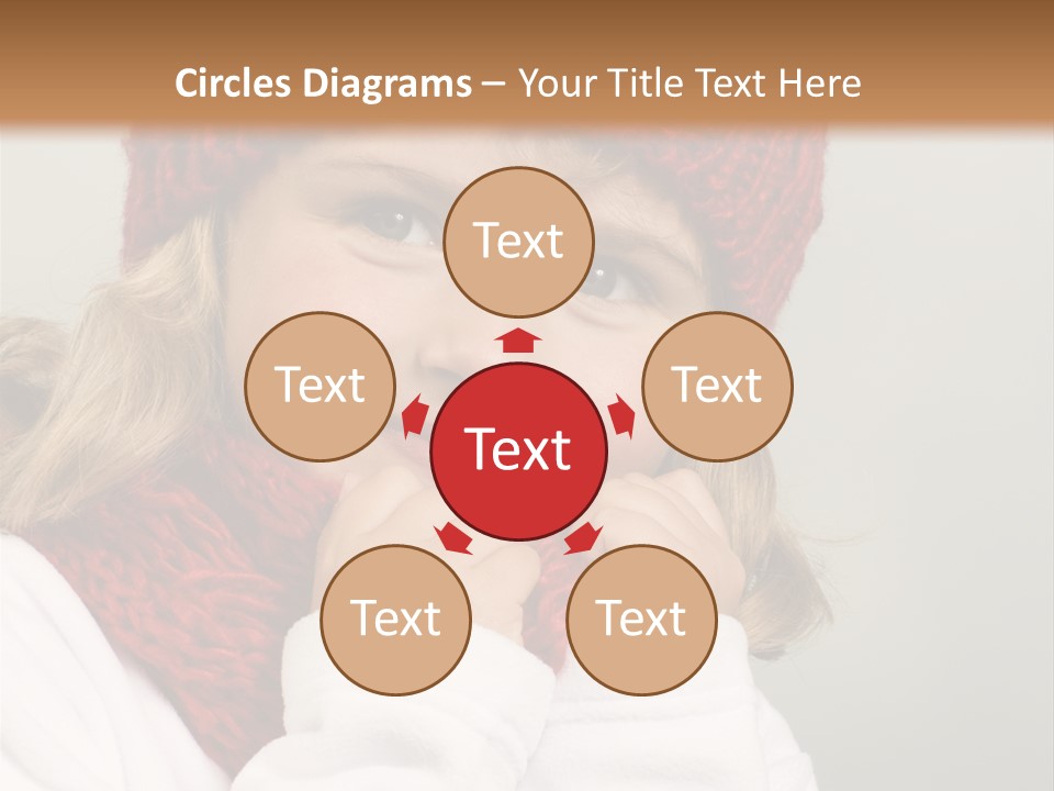 Portrait Young Childhood PowerPoint Template