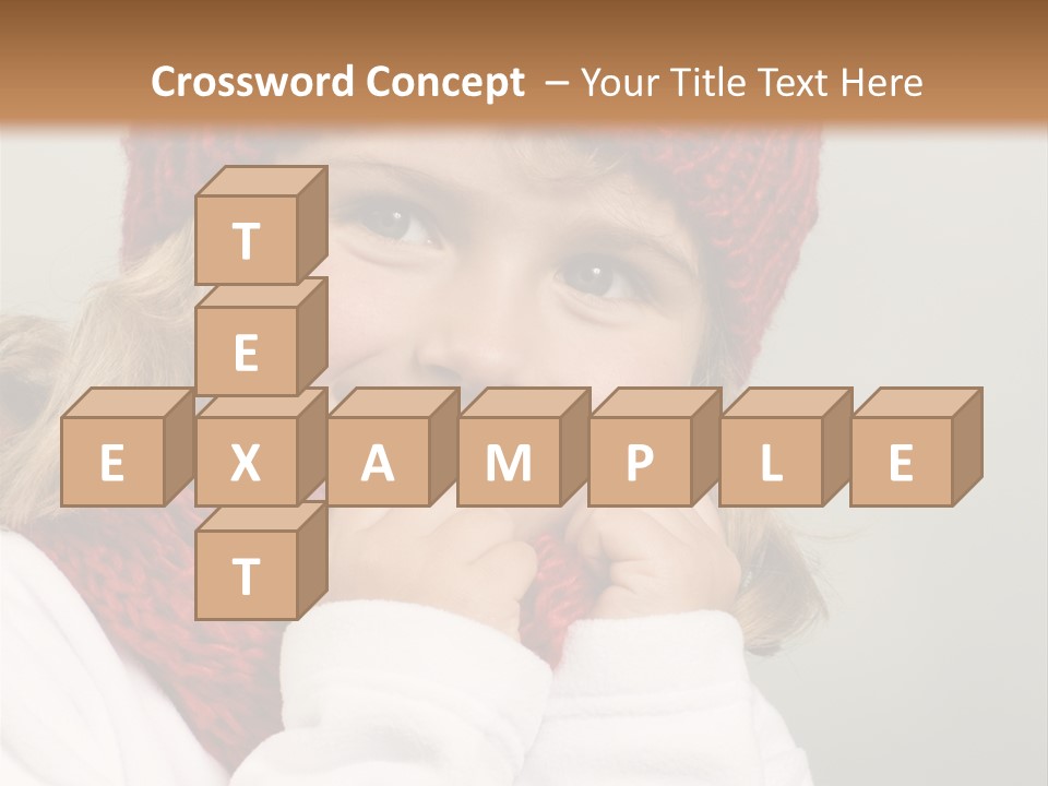 Portrait Young Childhood PowerPoint Template