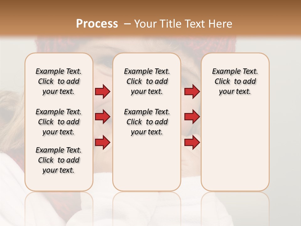Portrait Young Childhood PowerPoint Template