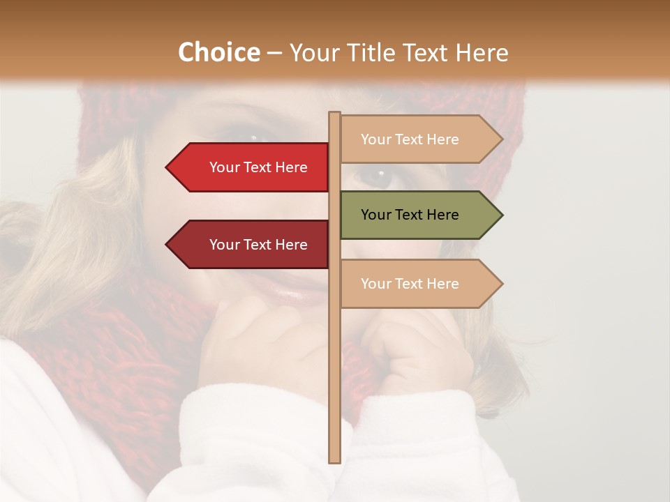 Portrait Young Childhood PowerPoint Template