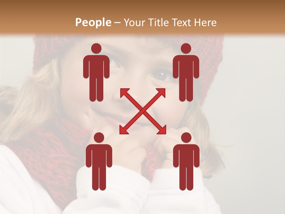 Portrait Young Childhood PowerPoint Template