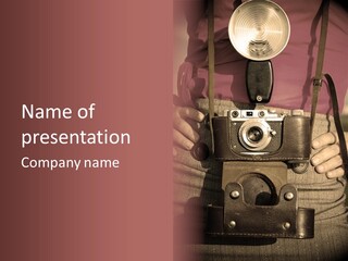 Vintage Picture Light PowerPoint Template