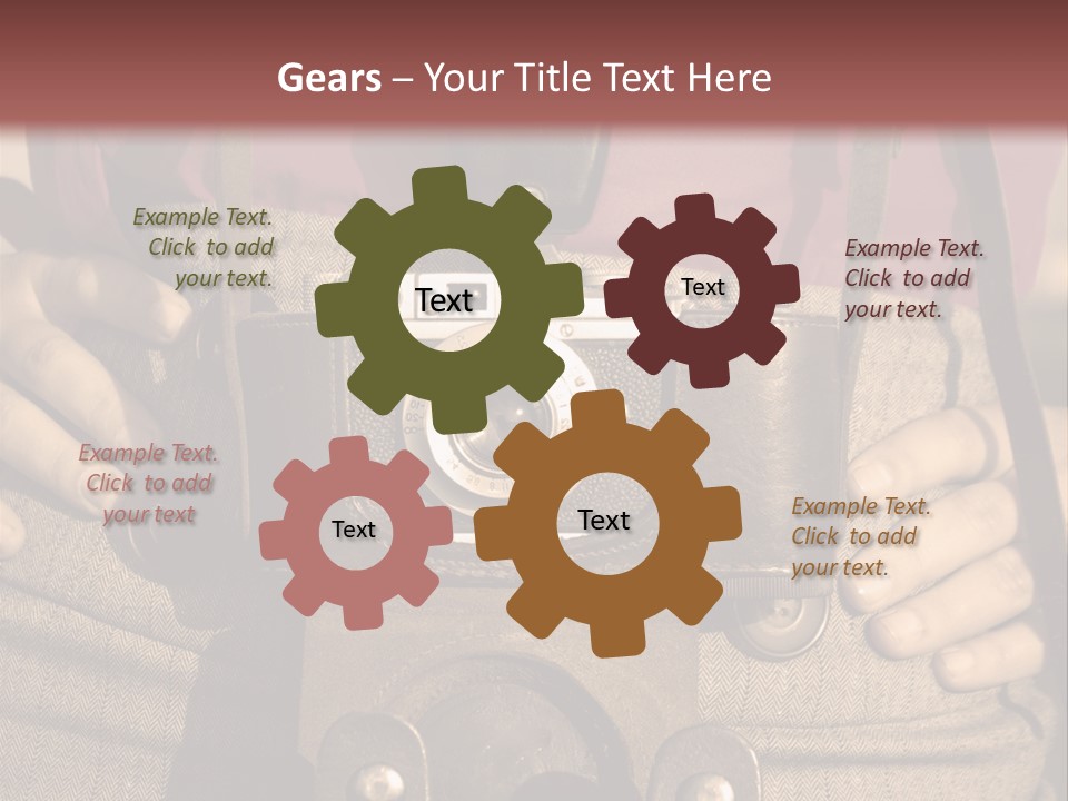 Vintage Picture Light PowerPoint Template