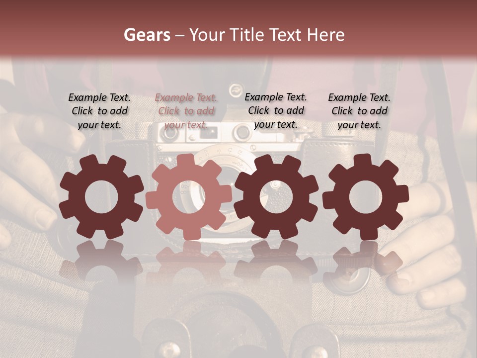 Vintage Picture Light PowerPoint Template