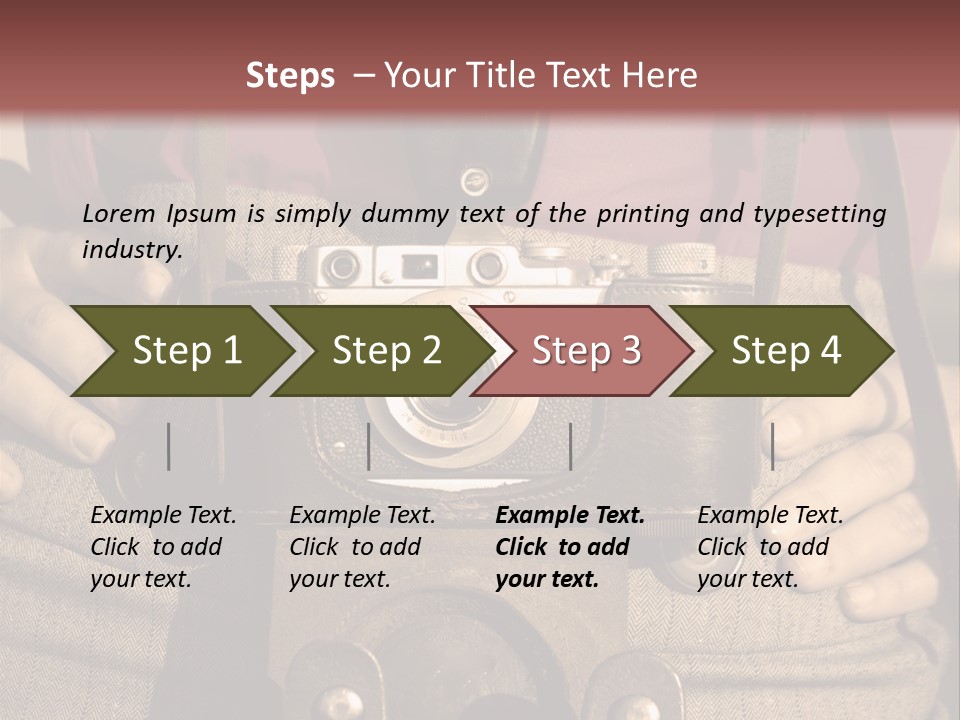 Vintage Picture Light PowerPoint Template