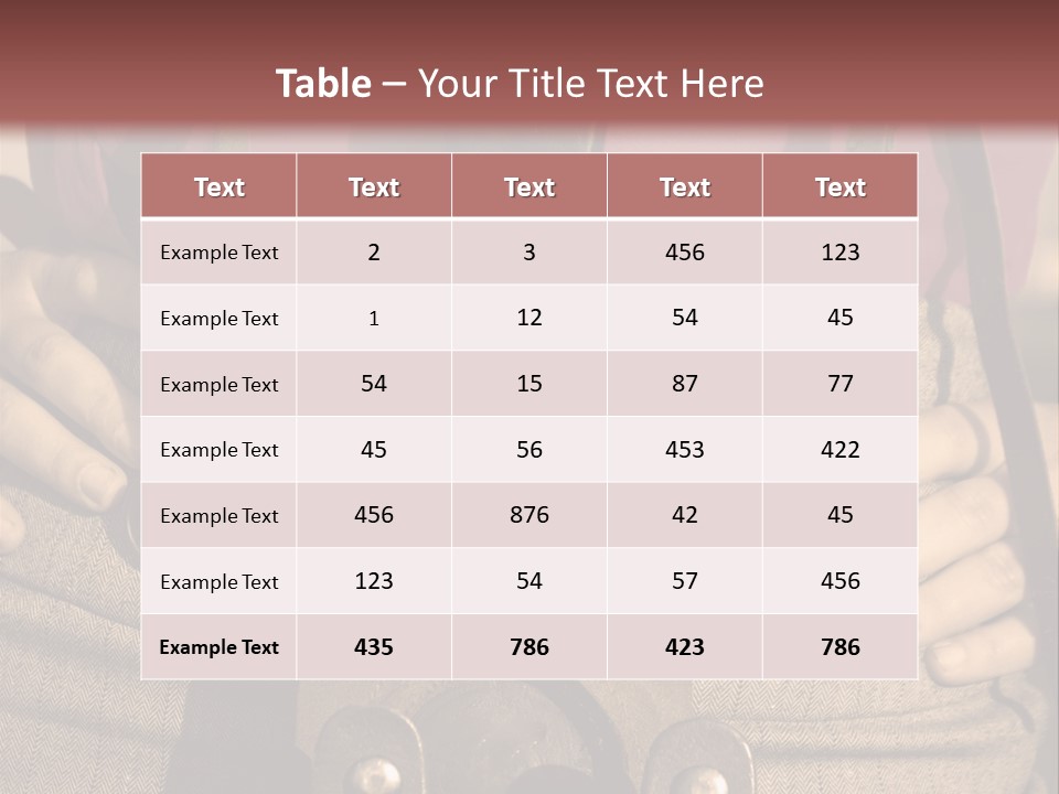 Vintage Picture Light PowerPoint Template