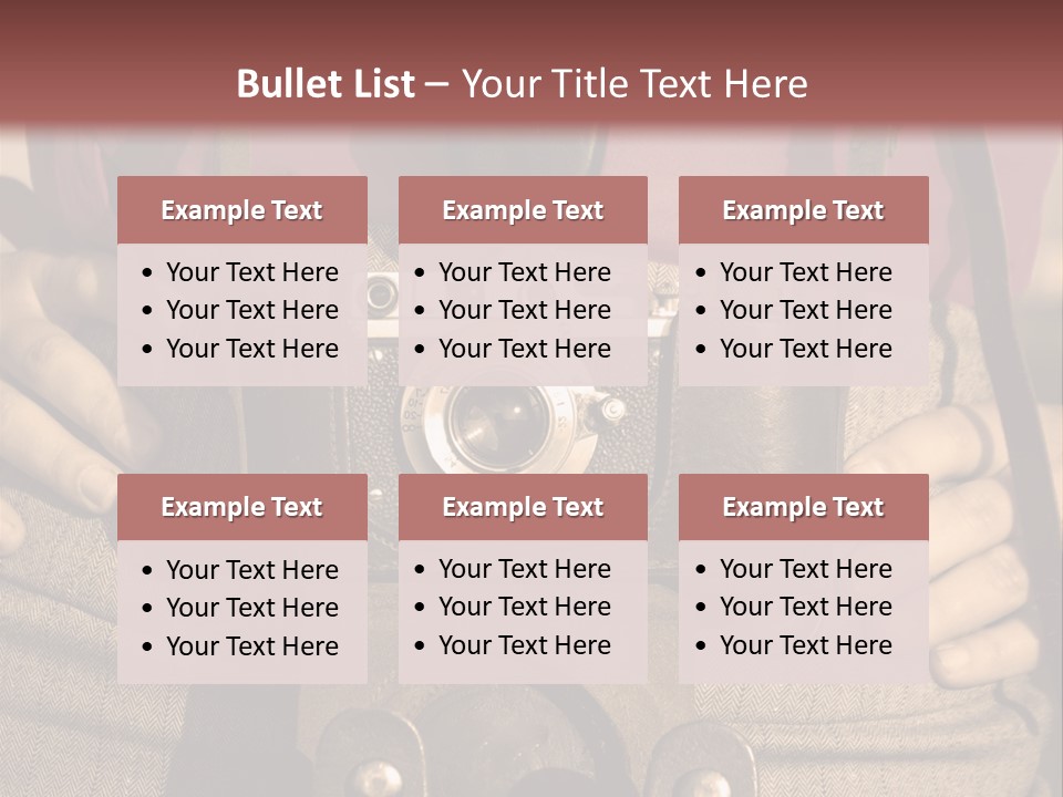Vintage Picture Light PowerPoint Template