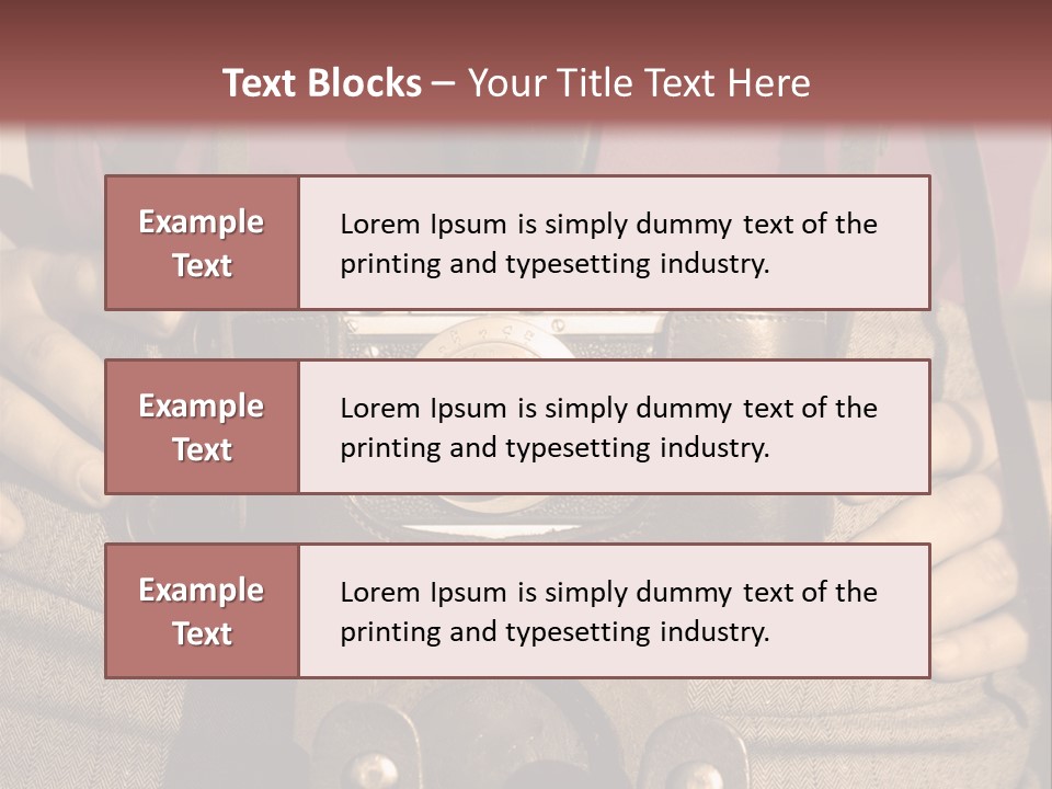 Vintage Picture Light PowerPoint Template