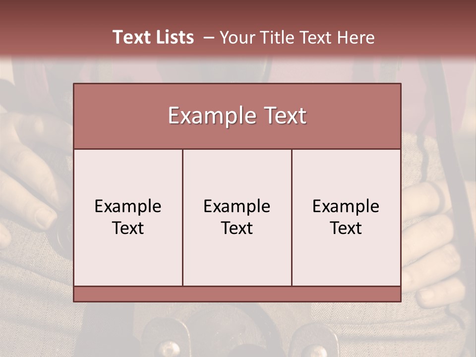 Vintage Picture Light PowerPoint Template