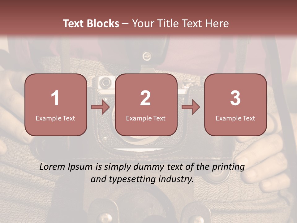 Vintage Picture Light PowerPoint Template