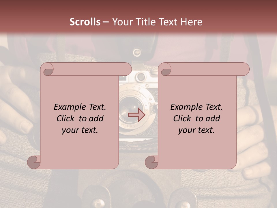 Vintage Picture Light PowerPoint Template