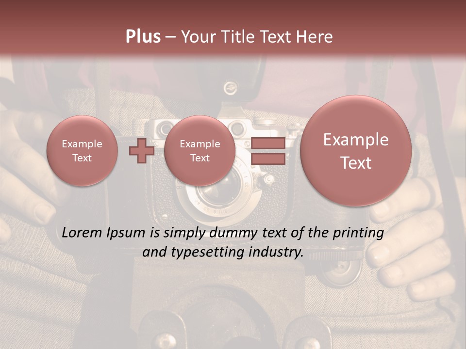 Vintage Picture Light PowerPoint Template