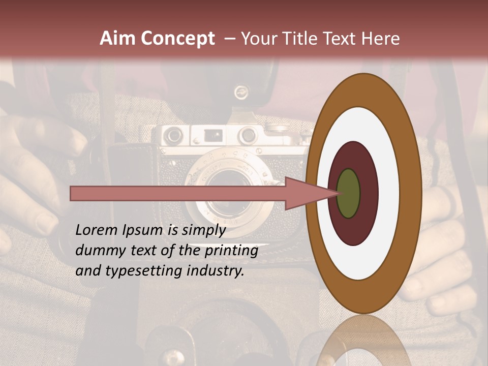 Vintage Picture Light PowerPoint Template