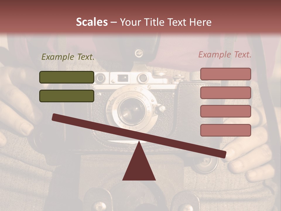 Vintage Picture Light PowerPoint Template